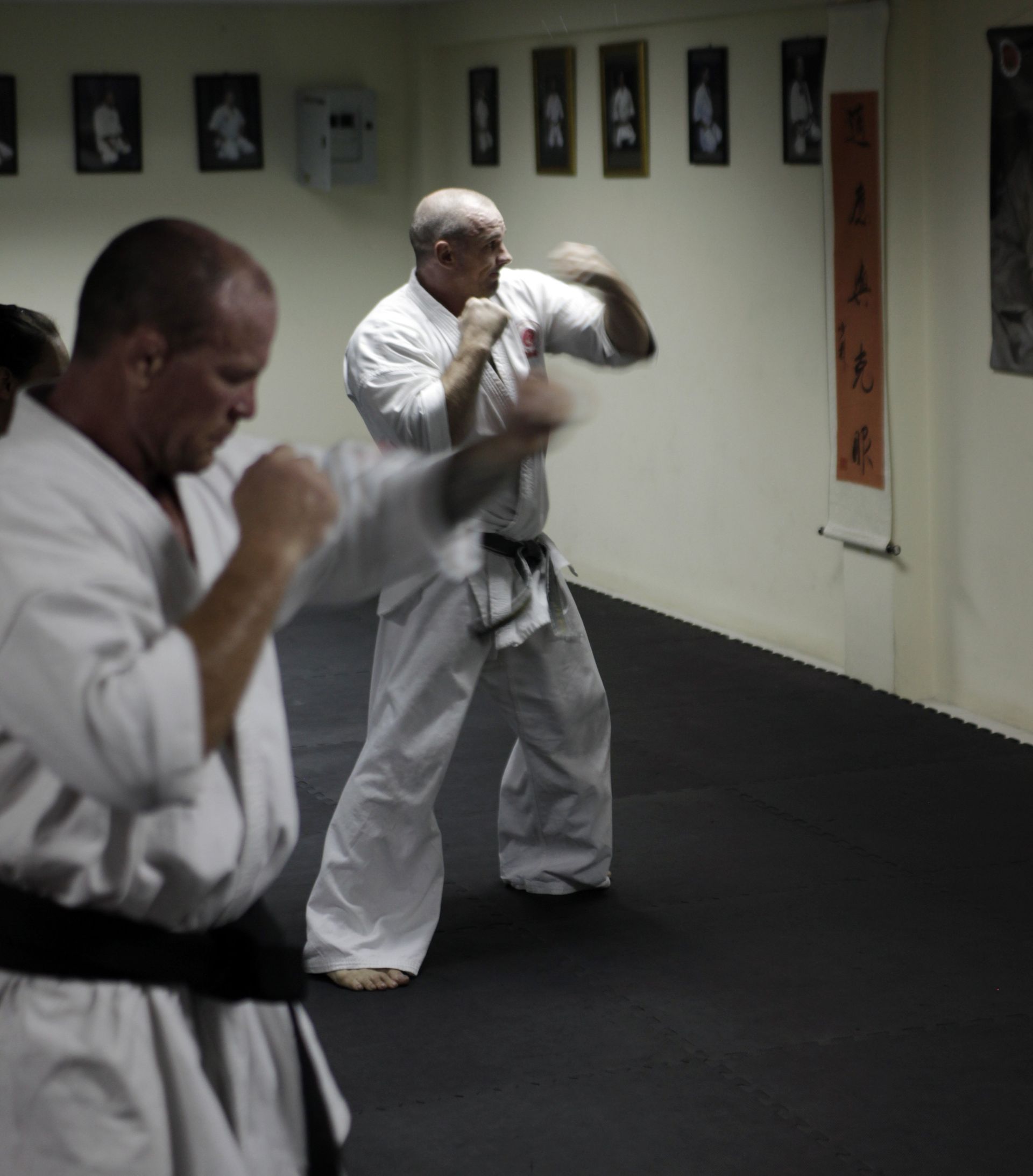 Judd Reid in training